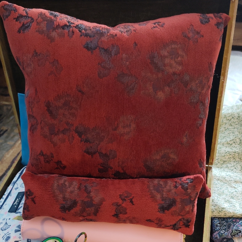 Set Of 2 Purse Pillows Various Colors Custom  Color With  Message 10x12 10X4 Apx